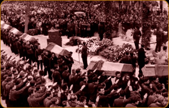 Reinhumarea Capitanului Miscarii Legionare Corneliu Zelea Codreanu 5 la Casa Verde Miscarea Net